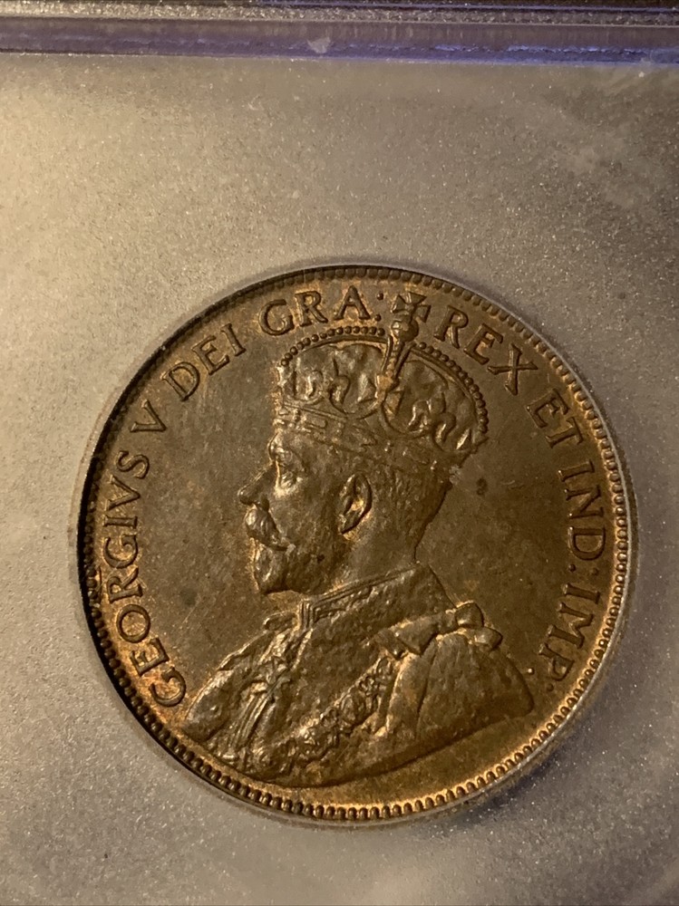 1917 CANADA One Cent ICG MS62BN