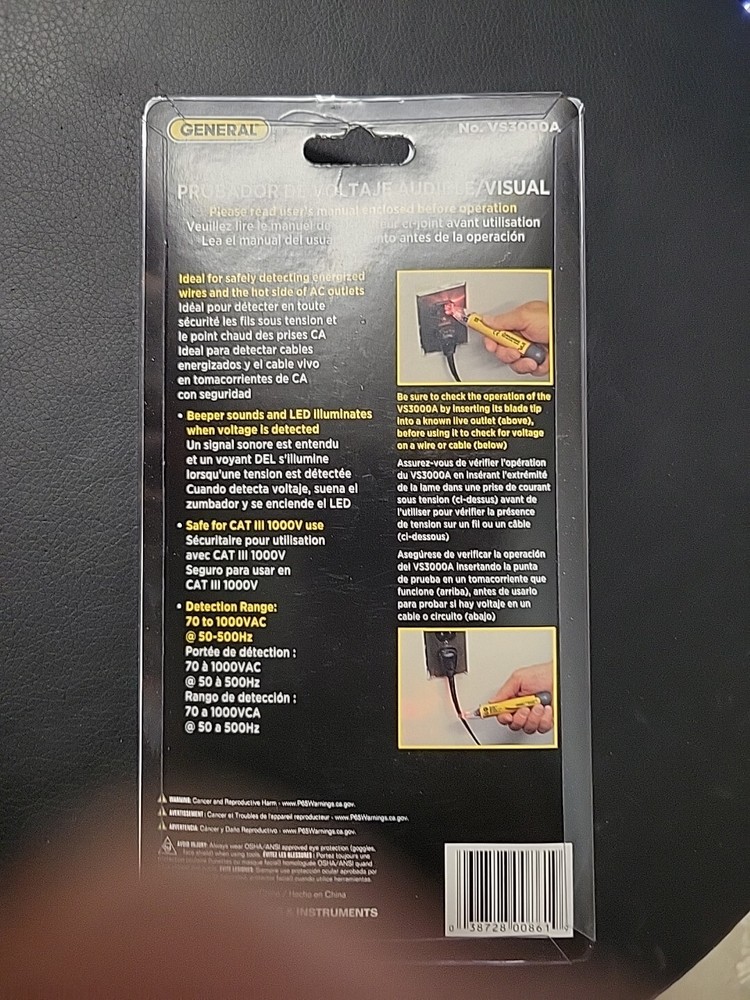 General Audible/Visual Voltage Tester VS3000A