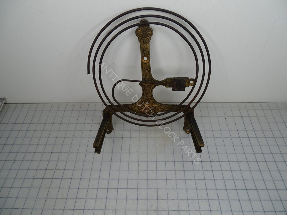 ORIGINAL GONG ON CLOCK SEAT FOR A GERMAN REGULATOR CLOCK