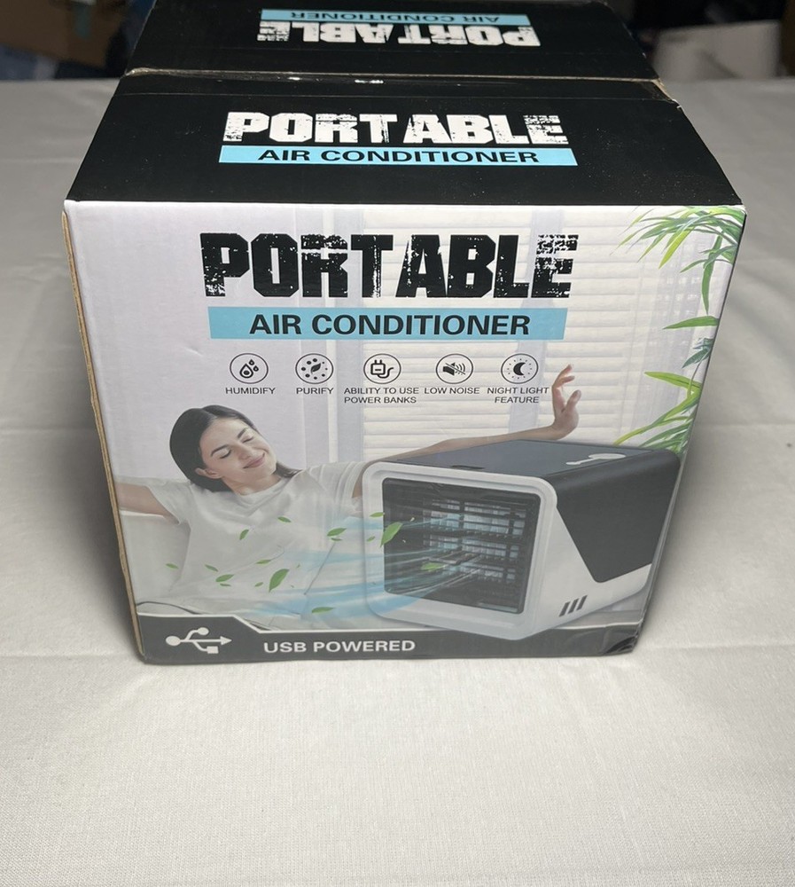 USB Powered Portable Air Conditioner/Humidifier NEW  Unopened Box