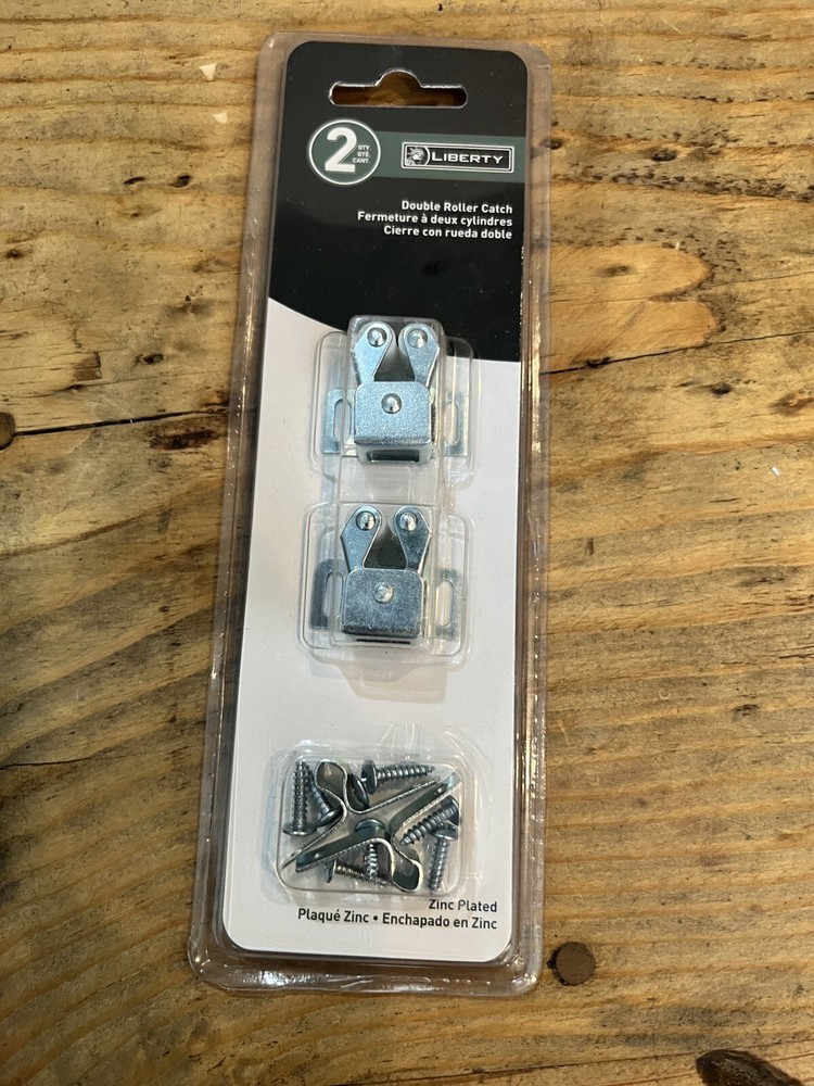 Liberty 38502 Double Roller Catch Zinc Plated (2 per pack)