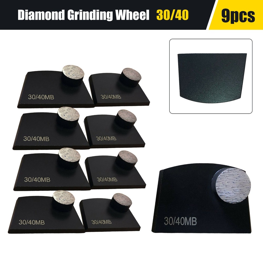 9x Diamond Floor Grinding Disc Segment Lavina Edco Floor Grinder Medium Bond