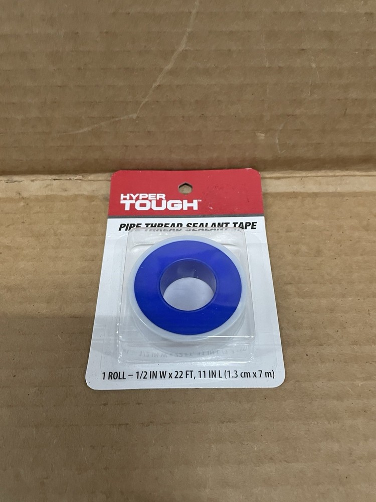 Hyper Tough 1-ROLL 1/2" x 22-FT PIPE THREAD SEALANT TAPE