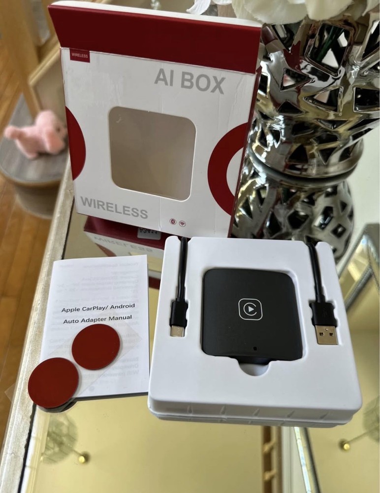 AI Box Wireless CarPlay Adapter for iPhone & Android Auto