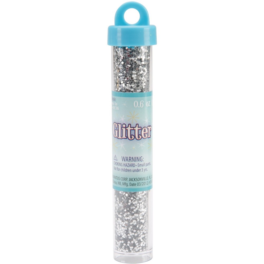 Advantus SUL5-88 Glitter .6oz-Silver (6Pk)