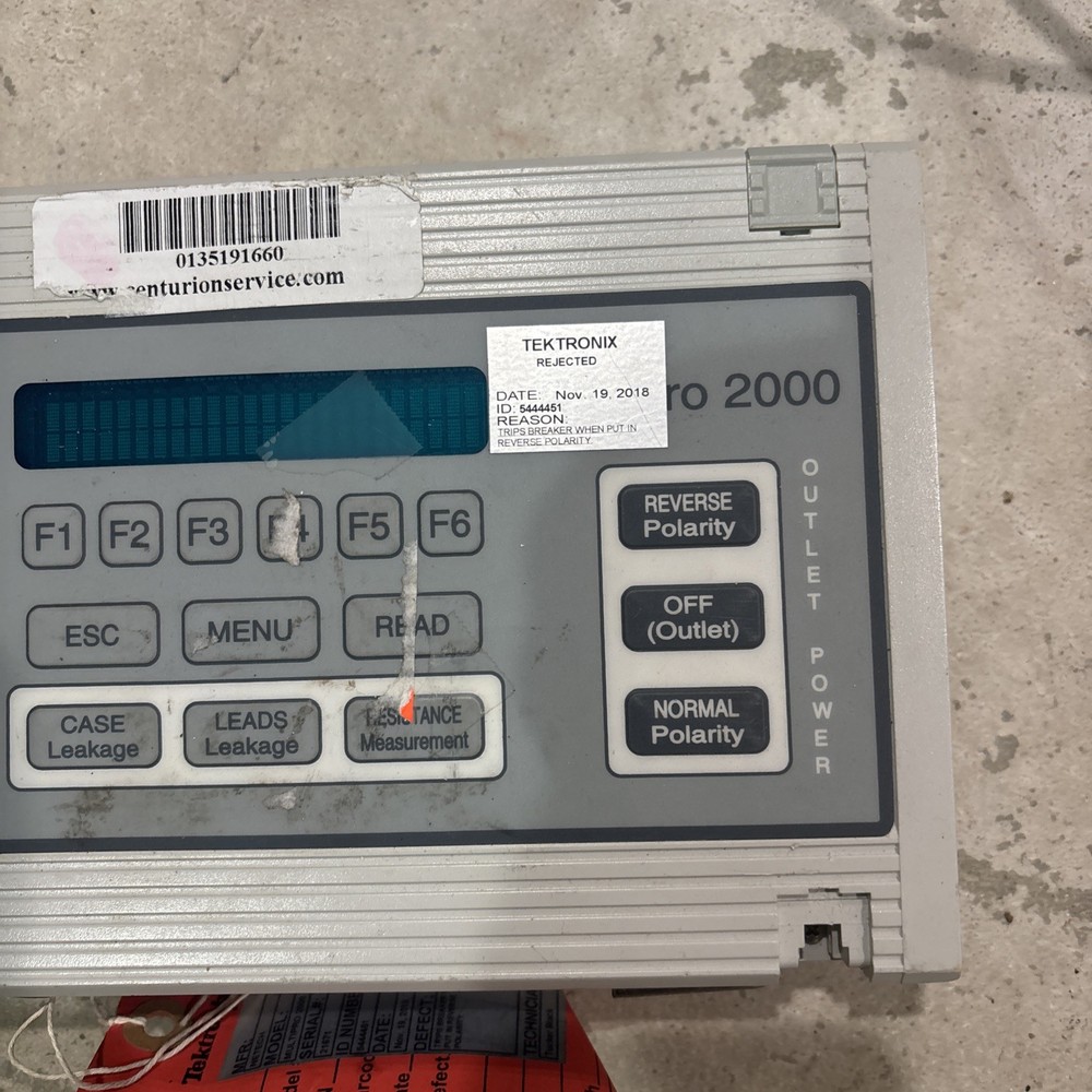 Netech Multi-Pro 2000 Biomed Tester Analyzer Untested As Is!