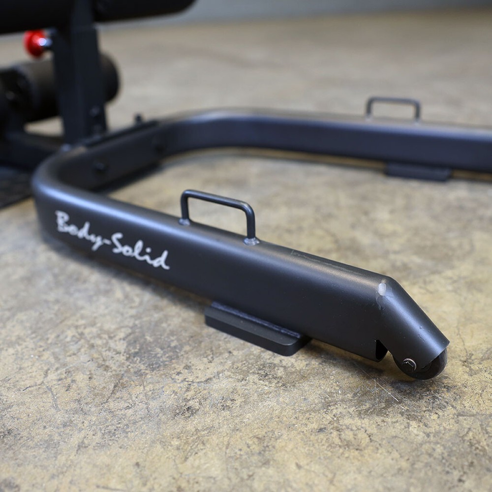 Body-Solid (GSS50B) Adjustable Sissy Squat Bench for Home Gym Workout, Exercise