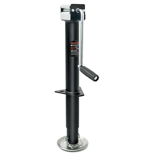 5000 lbs A-Frame Trailer Jack – Side Wind Jack with 15" Vertical Travel,