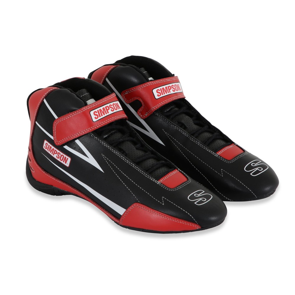 SC900R Simpson Racing Supercoil Shoe Black/Red - 9