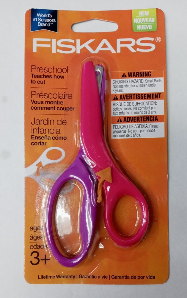 Fiskars 194900-1004 Pre-School Training Scissors, Assorted Colors 2pcs