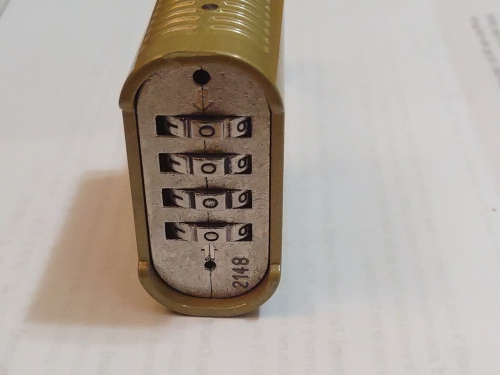 Master Lock Padlock 2In Steel Resettable Combination 1Pk