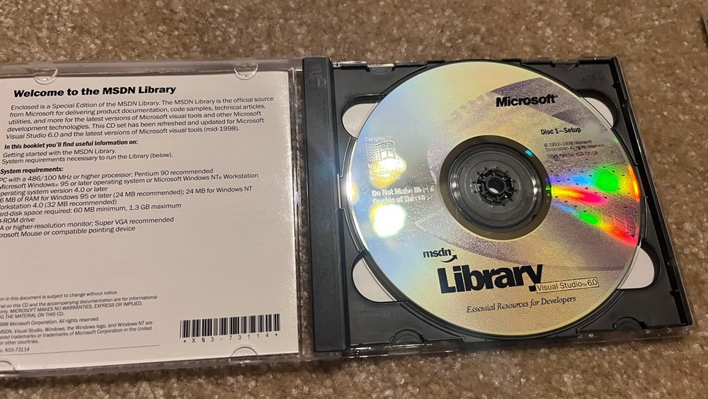 Microsoft Visual Studio 6.0 Resources, Plus Pack + msdn Library + Service Pack 3