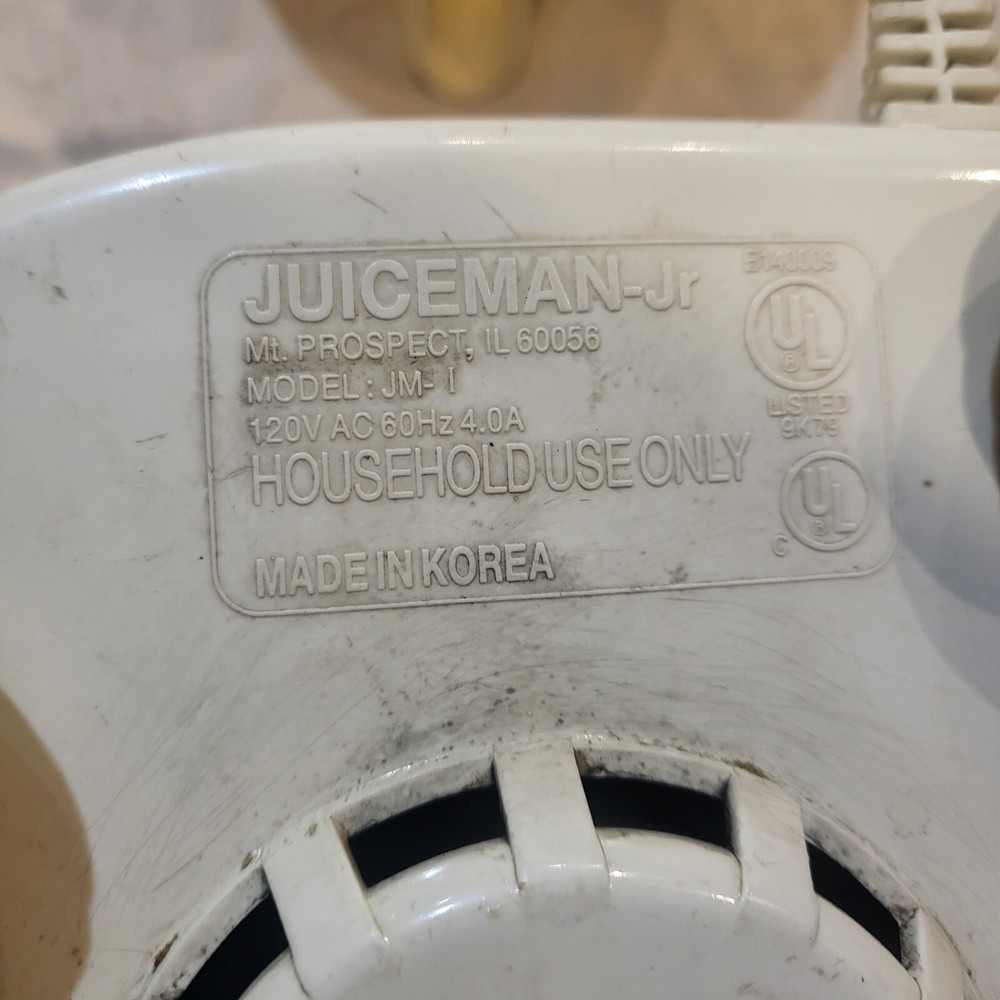 JUICEMAN JR - MOTOR BASE - PART ONLY NOT CLEAN