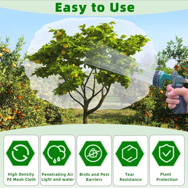Garden Netting 71"x75" Fruit Tree Netting