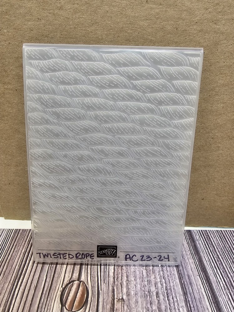 Stampin’ Up! TWISTED ROPE 3D Embossing Folder