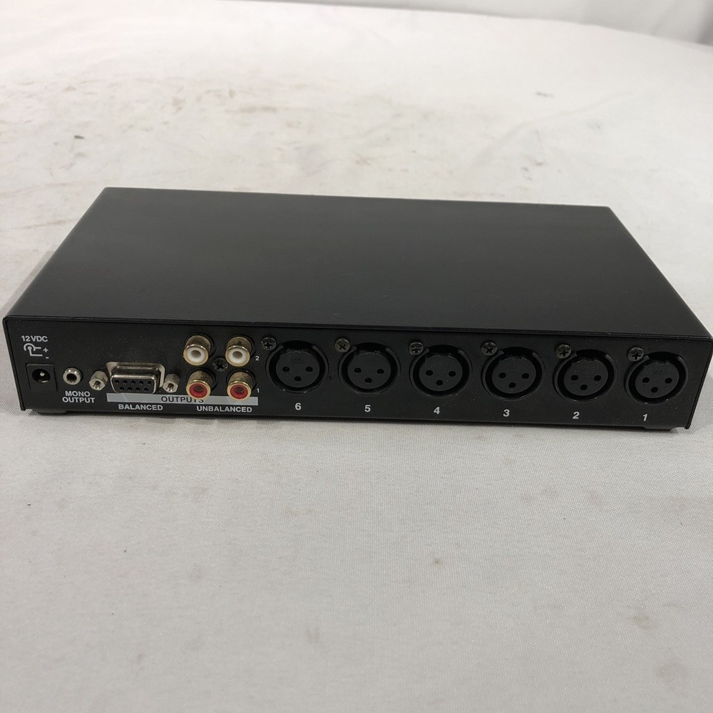 BIS MX 2-4 6 Input Audio Mixer No AC Adapter, Untested