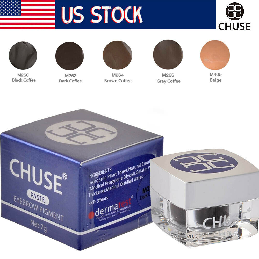 CHUSE Microblading Eyebrow Pigments Permanent Makeup Eyebrows Tattoo Inks Colors