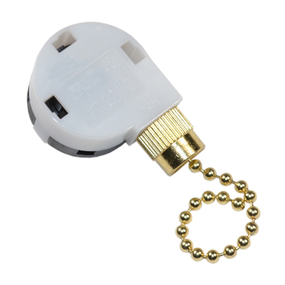 Switch 3-Speed 4-Wire Pull Chain Control for Harbor Breeze Ceiling Fan