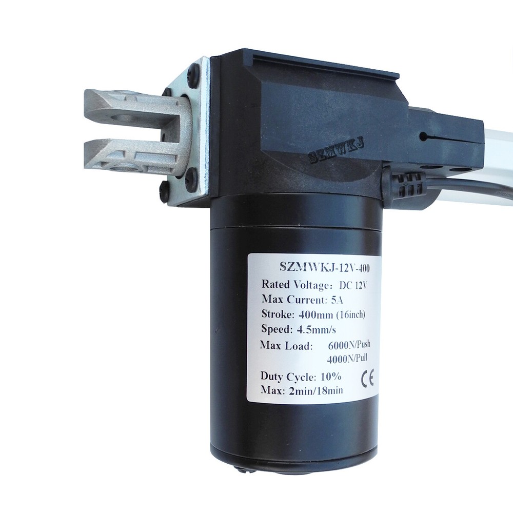 Linear Actuator 16" Stroke DC 12V 6000N Putter Motor W/ Controller Brackets Sets