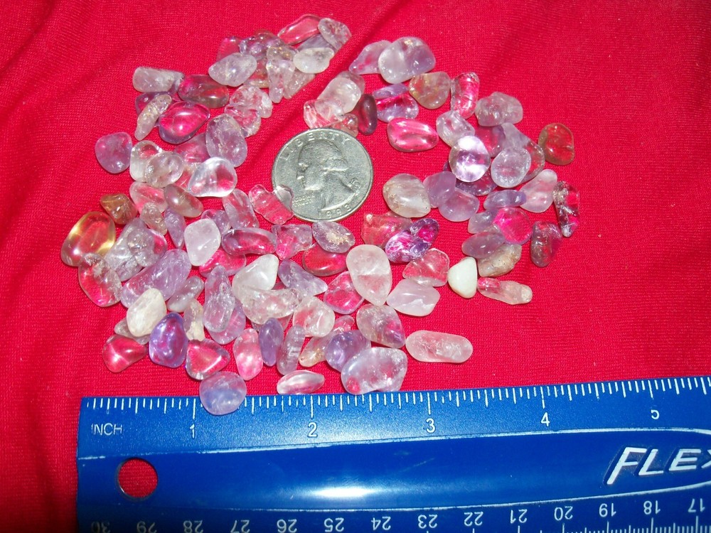 10 amethyst polished gemstones per lot medium size