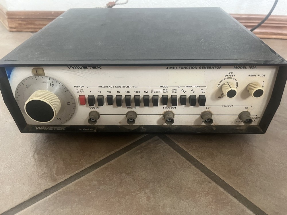 Wavetek Model 182A 4MHz Function Generator