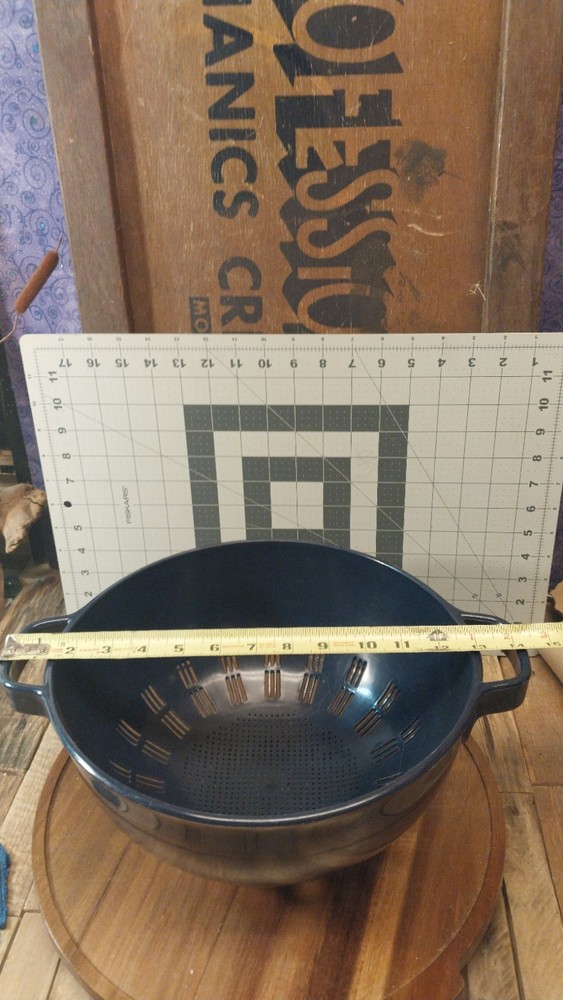 Dansk Blue Plastic Colander