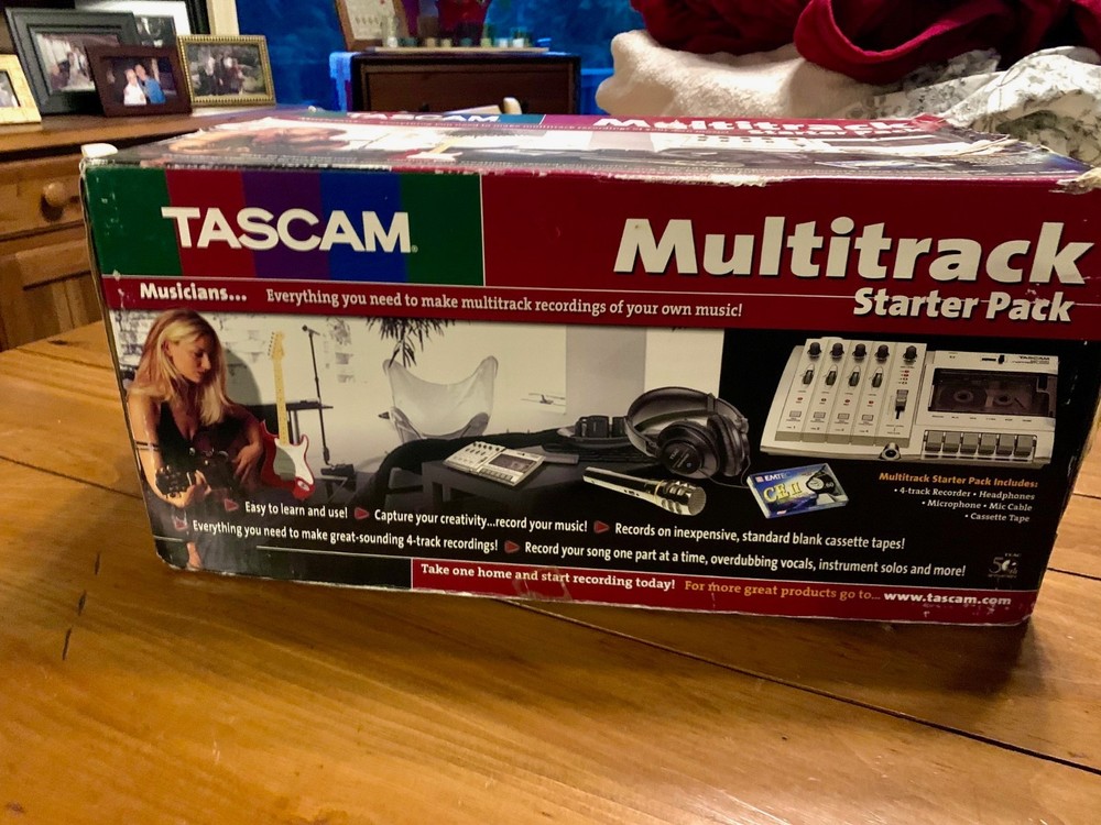 Vintage Tascam Multitrack Cassette Starter Pack Unopened