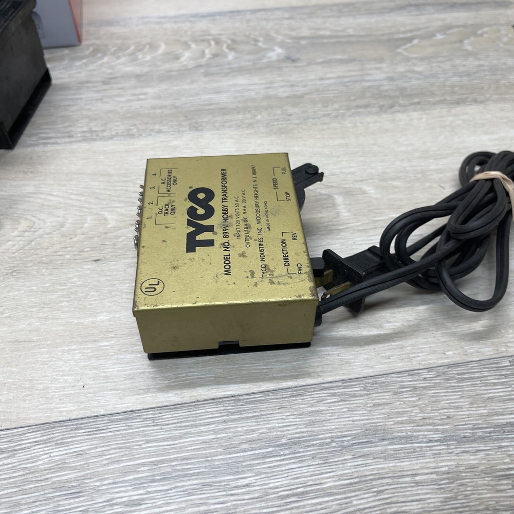 Tyco Train Power Pack Transformer Model 899V Untested