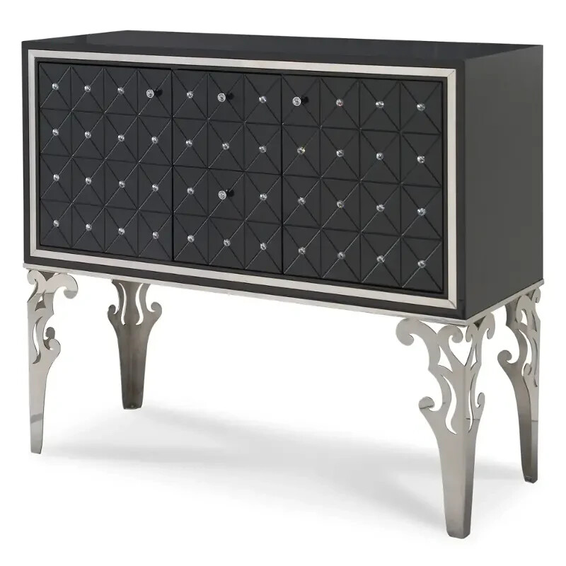 AICO by Michael Amini Hollywood Swank black sideboard