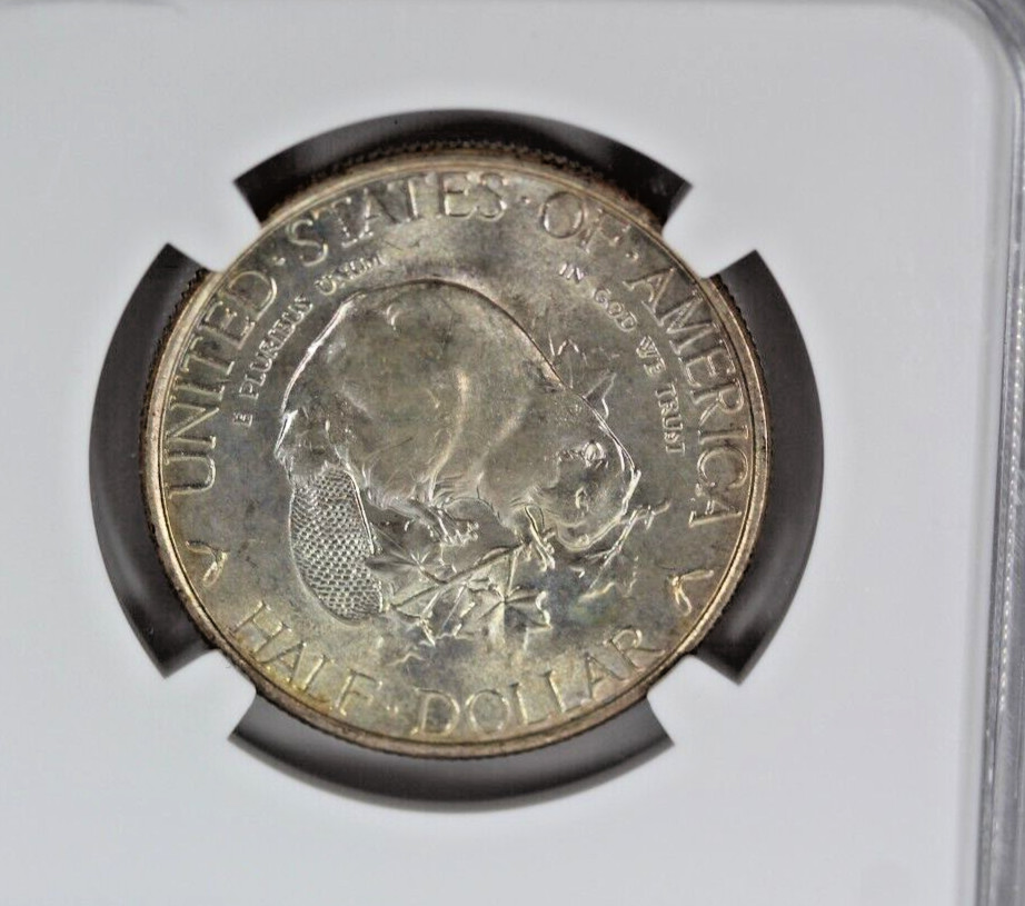 1936 Albany Commemorative Silver Half Dollar : NGC MS67