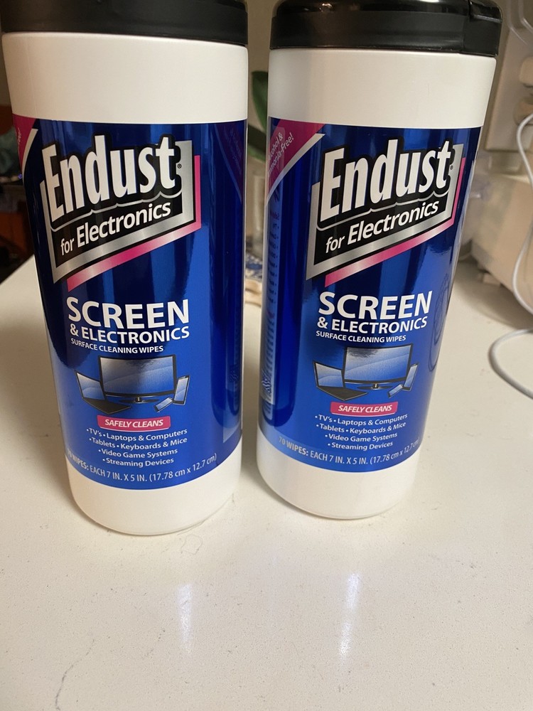 Endust For Electronics; Cleaning Wipes for Screens & Electronics Surfaces 2 pks
