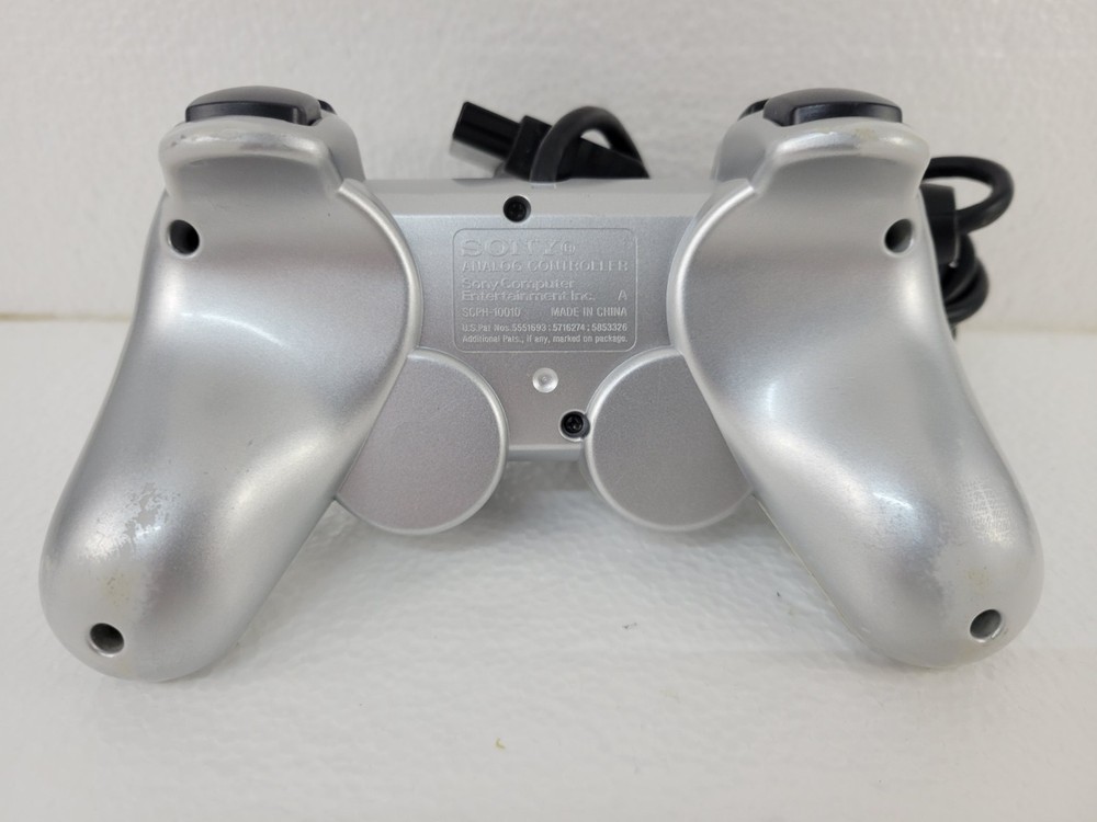 Genuine Oem Sony PS2 Dualshock 2 Controller Silver Playstation 2 Working