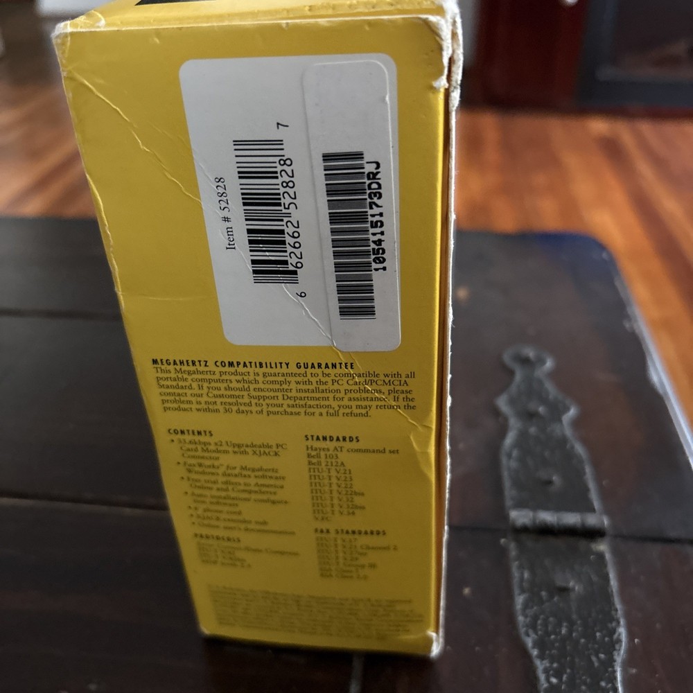 US Robotics 33.6 PC Card 56 kbps Modem