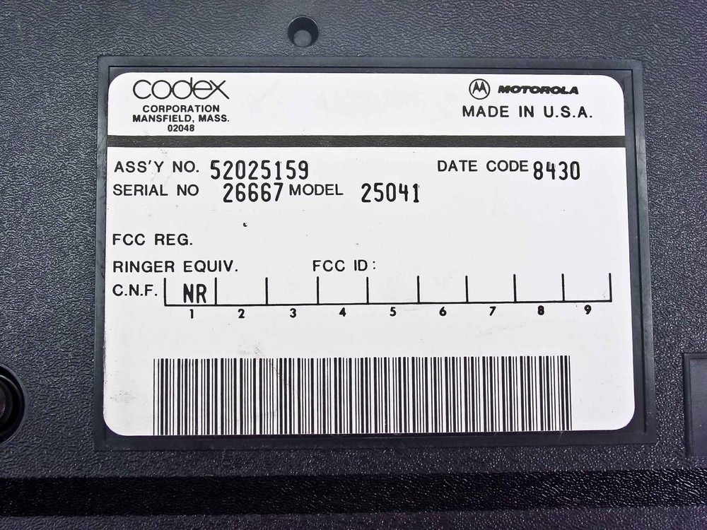 5202 Codex Motorola Modem mn 25041