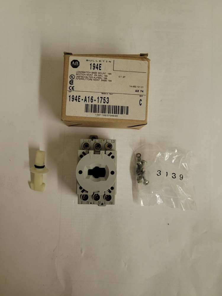 NEW ALLEN BRADLEY 194E-A16-1753 LOAD SWITCH