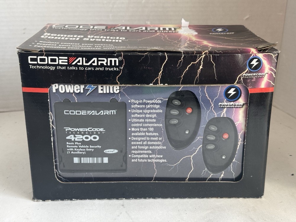 Code Alarm Remote Security Keyless Entry System Car Alarm PC 4200