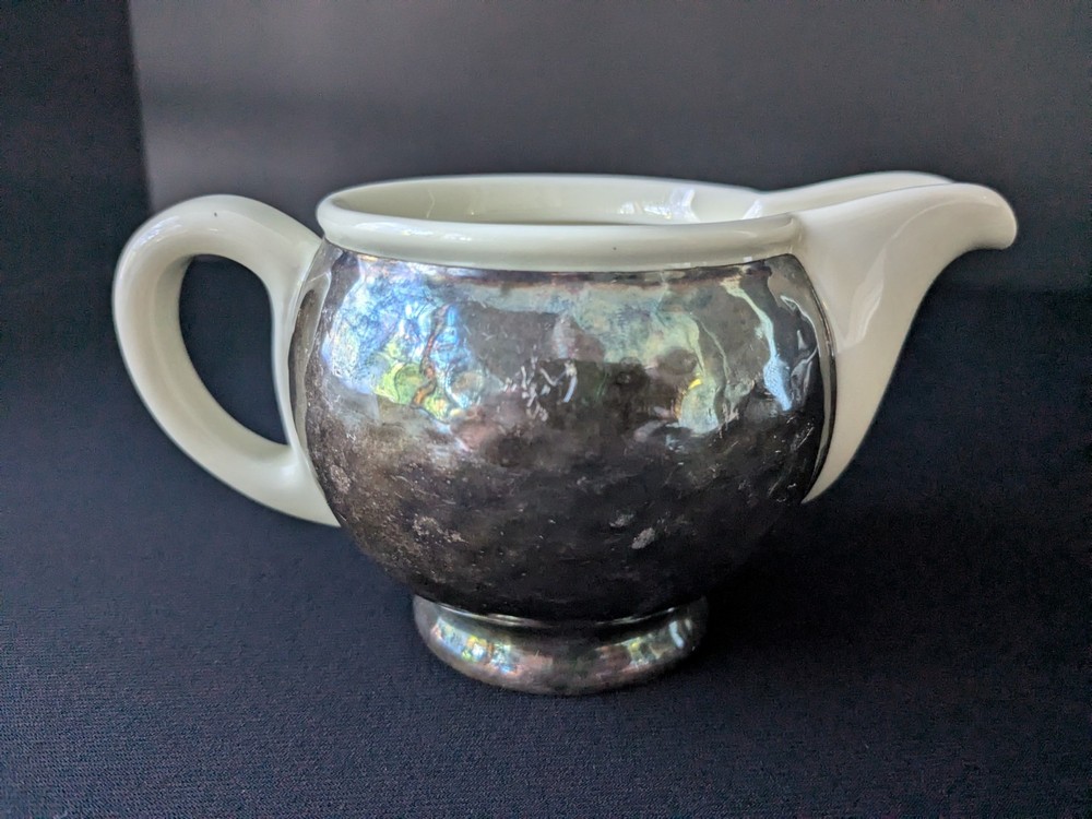 WMF Germany Silver Plated Sugar & Creamer Set Art Deco