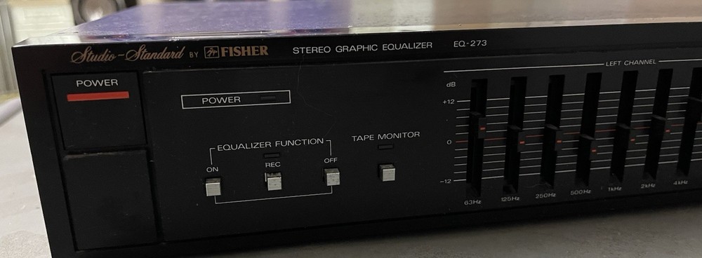 Vintage Fisher Equalizer EQ- 273
