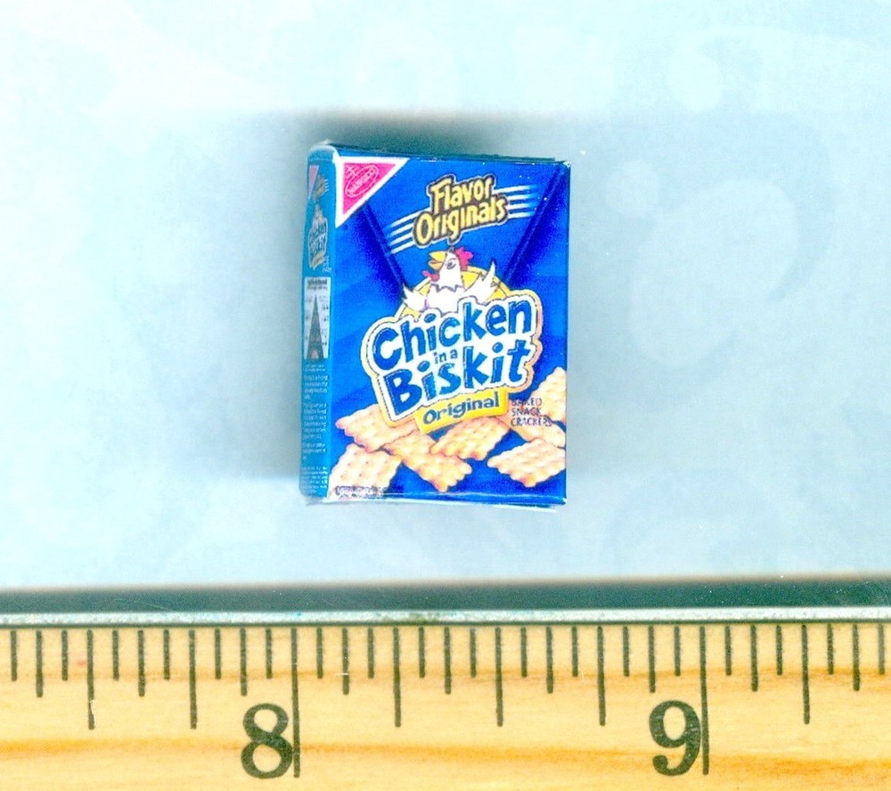 Dollhouse Miniatures Size Cracker BOX # cib