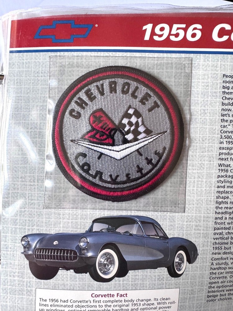 OFFICIAL CORVETTE PATCH COLLECTION 1953-2003 WILLABEE & WARD - SEE DESCRIPTION