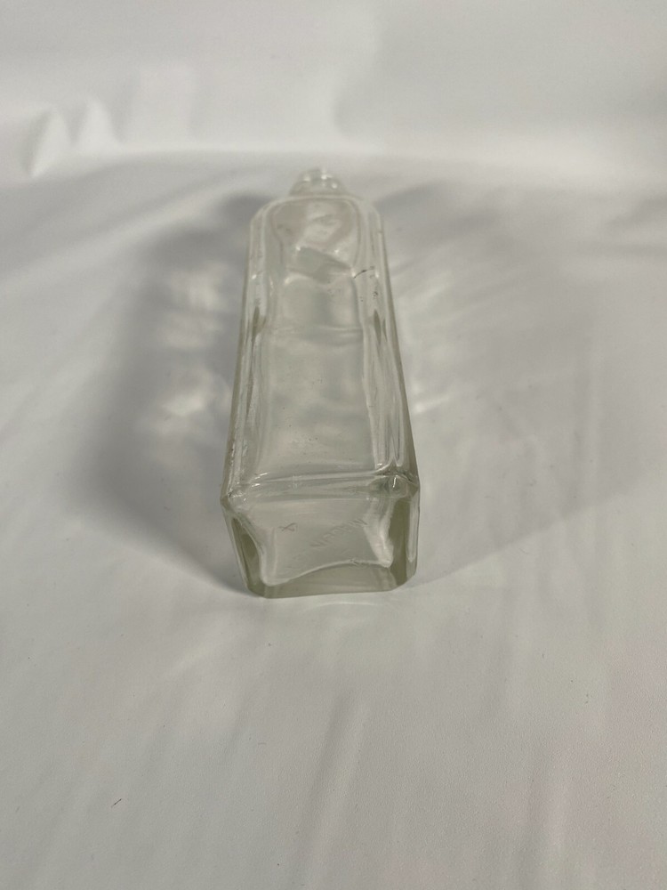 Vintage Square Kreml Glass Bottle