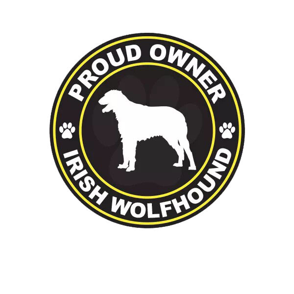 Proud Owner Irish Wolfhound Sticker