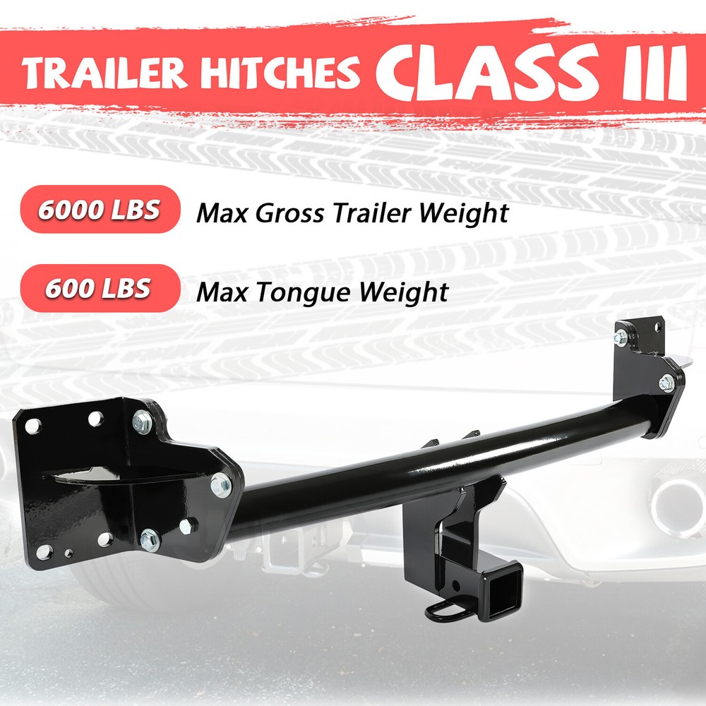 Class-3 Trailer Hitch Receiver Rear Bumper Tow Kit 2" for BMW X5 07-18 X6 14-19
