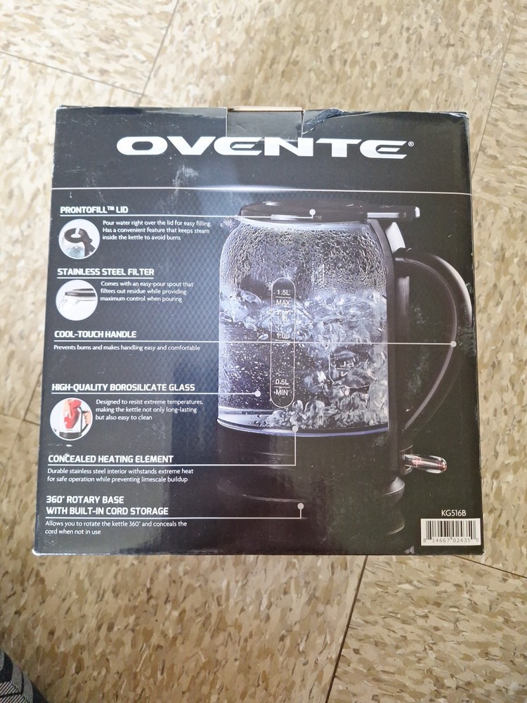 ovente Illuminated electric kettle
