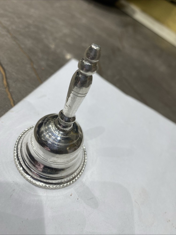 80 % Purity Silver Bell 3” 60 Gram Hallmarked