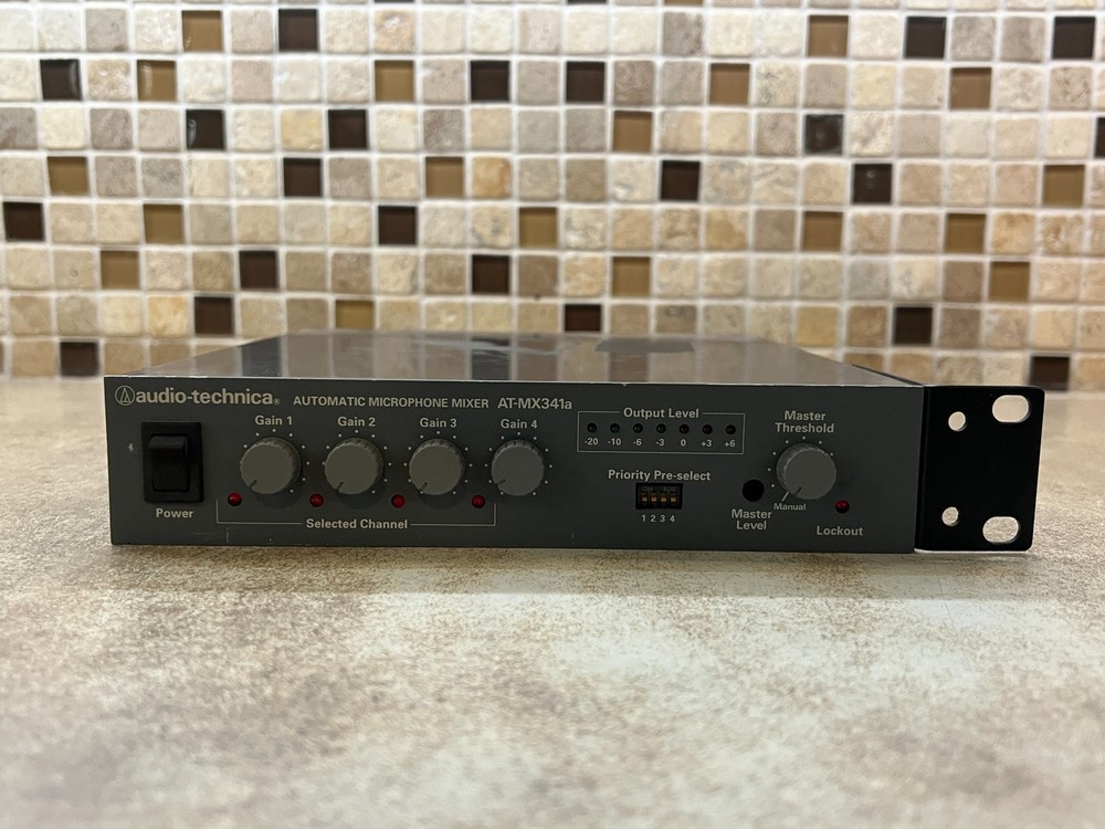 Audio-Technica AT-MX341A 4 Chan Automatic Mic/Line Mixer