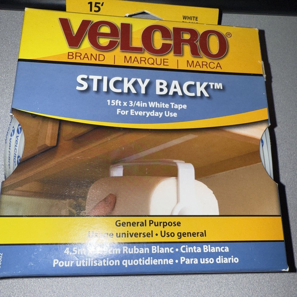 VELCRO Brand - Sticky Back Hook and Loop Fasteners| General Purpose Peel & Stick