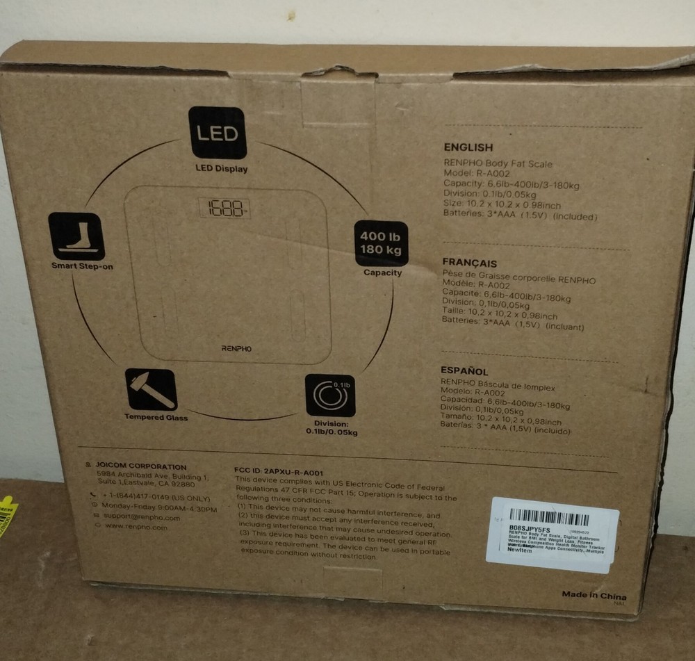 RENPHO Smart Scale Body Weight & Fat