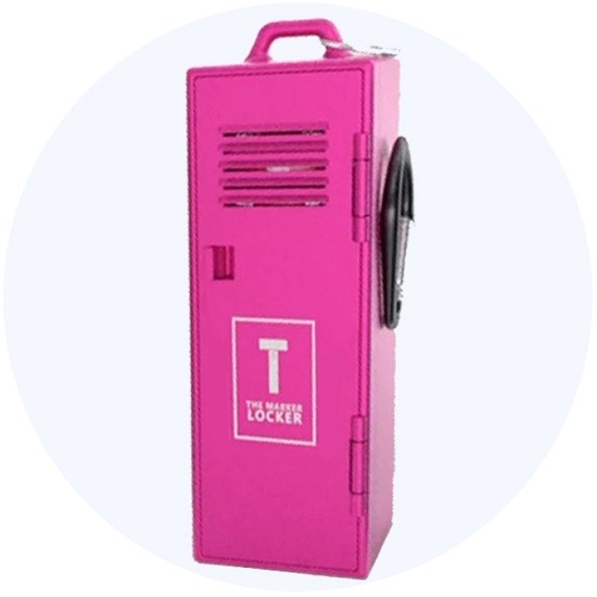 The Marker Locker - Pink