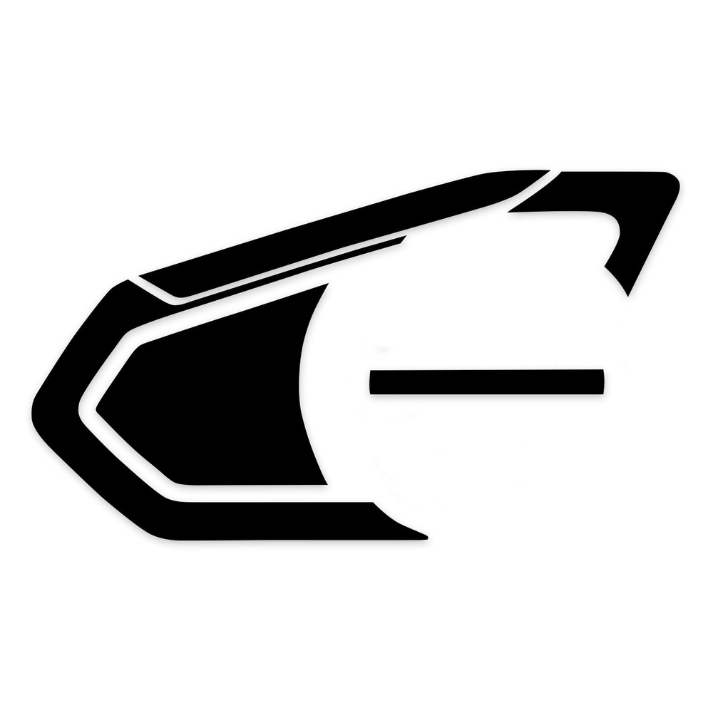 Black Device Surface Decals Sticker For SENA 50S Intercom 1 Piece